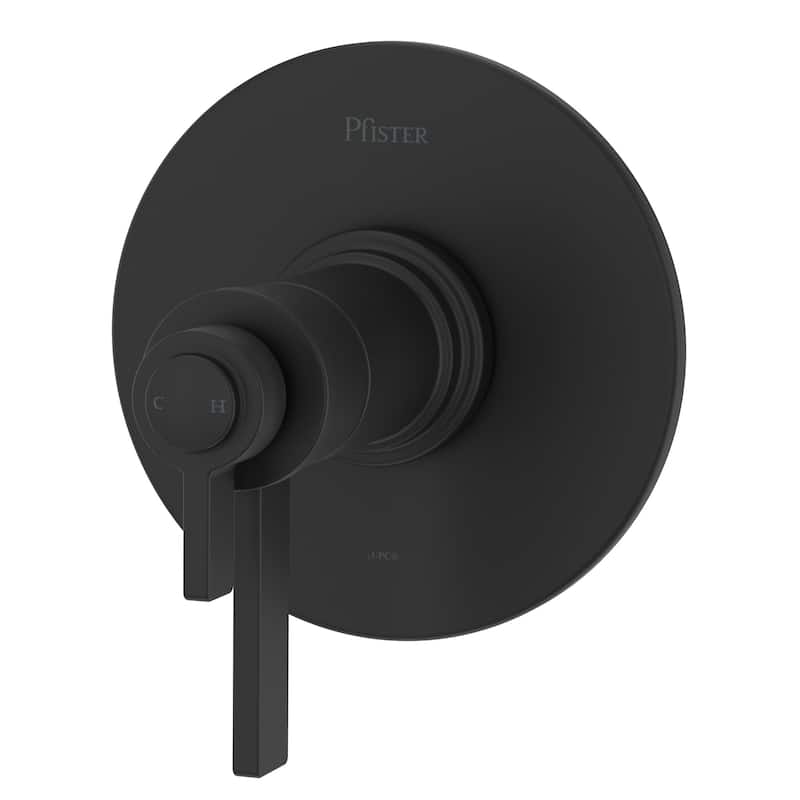 Pfister R89-WN Winter Park Thermostatic Valve Trim Only with Dual - Spot Defense Black