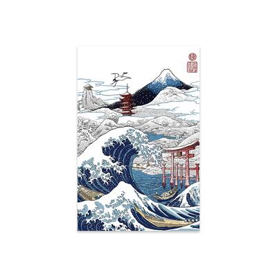 Snowy Winter In Japan Print On Acrylic Glass by Alberto Perez
