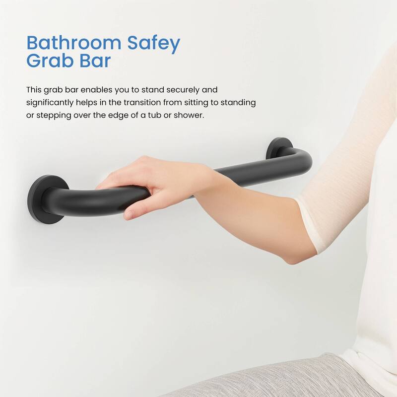 24-Inch Stainless Steel Bathroom Safety Grab Bar