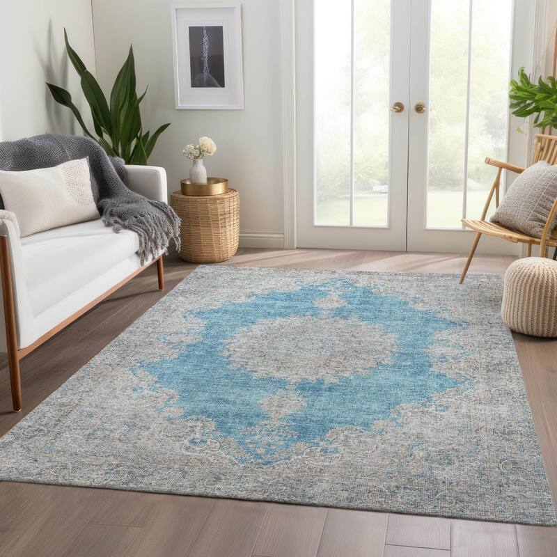 Premium Washable Super Soft Vintage Traditional Mayfield Rug