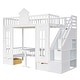 preview thumbnail 27 of 58, Twin over Twin Bunk Bed with Changeable Table