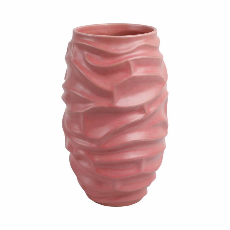Porcelain Quinlan Classic Decorative Vase - Bean Red