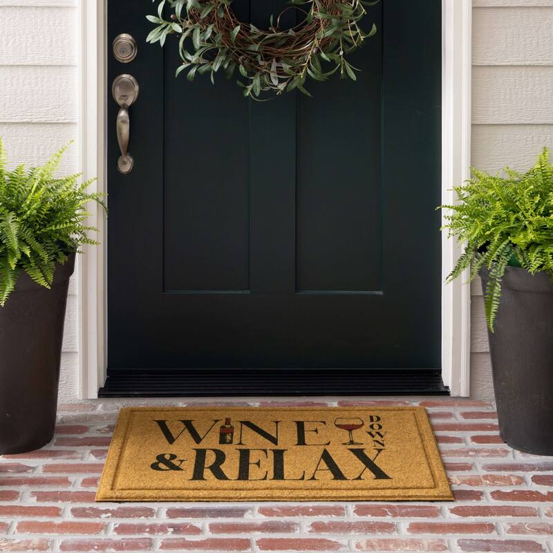 Mohawk Home Faux Coir Novelty Impressions Doormat
