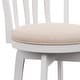 preview thumbnail 38 of 37, Hillsdale Furniture Savana Wood Upholstered Swivel Stool