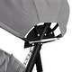 preview thumbnail 8 of 7, VEIKOUS Outdoor Patio Swing 2-Seat with Adjustable Convertible Canopy, 661 Lbs Capacity Steel Frame - N/A