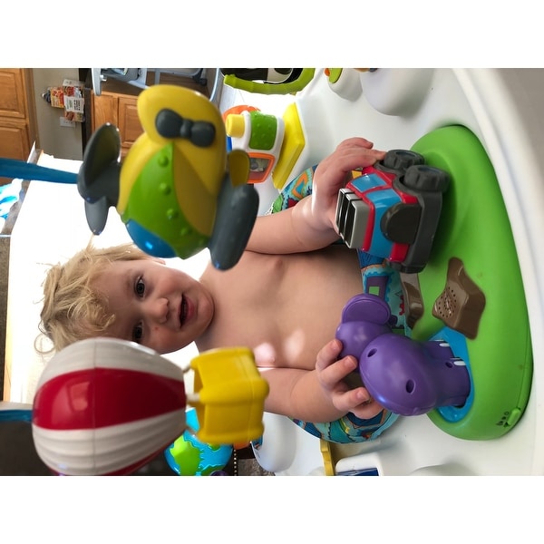 evenflo exersaucer triple fun & world explorer