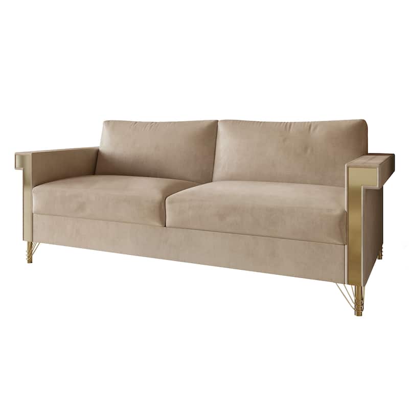 CraftPorch Luxurious Velvet Upholstered Sofa