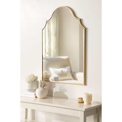 Kate and Laurel Leanna Arch Framed Wall Mirror - 20x30