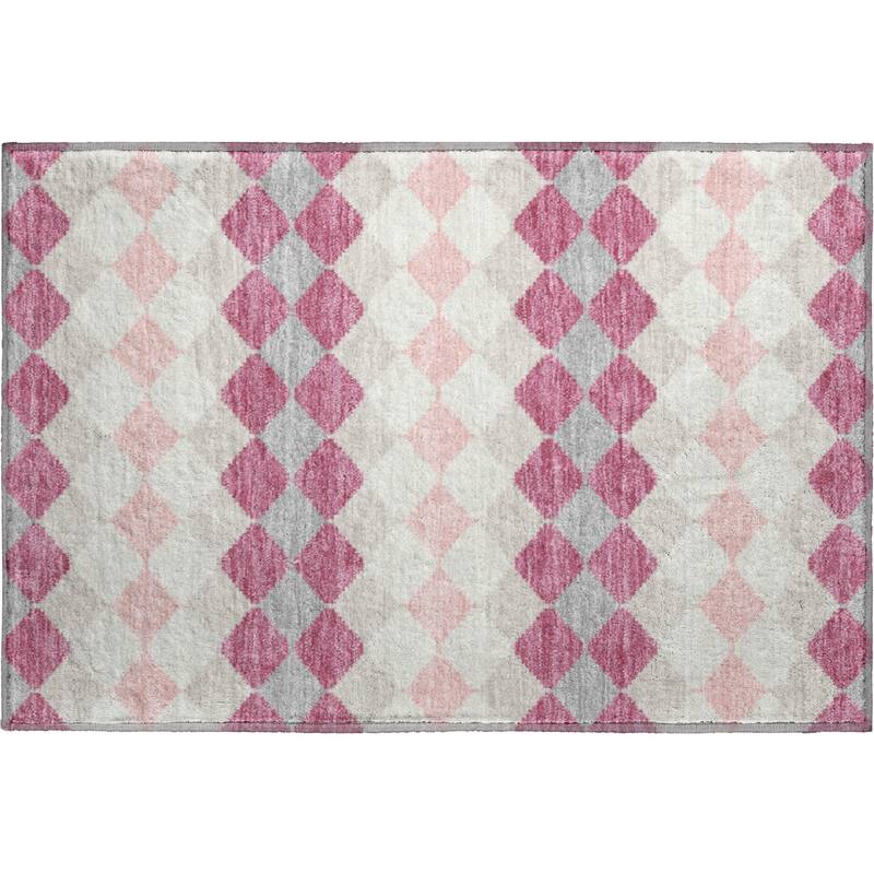 Premium Washable Super Soft Diamond Modern Mayfield Rug