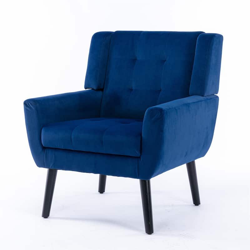 Blue Modern Dining Chair Side Chair Office Chair Reading Chair Arm Chair Padded Chair Dressing Chair
