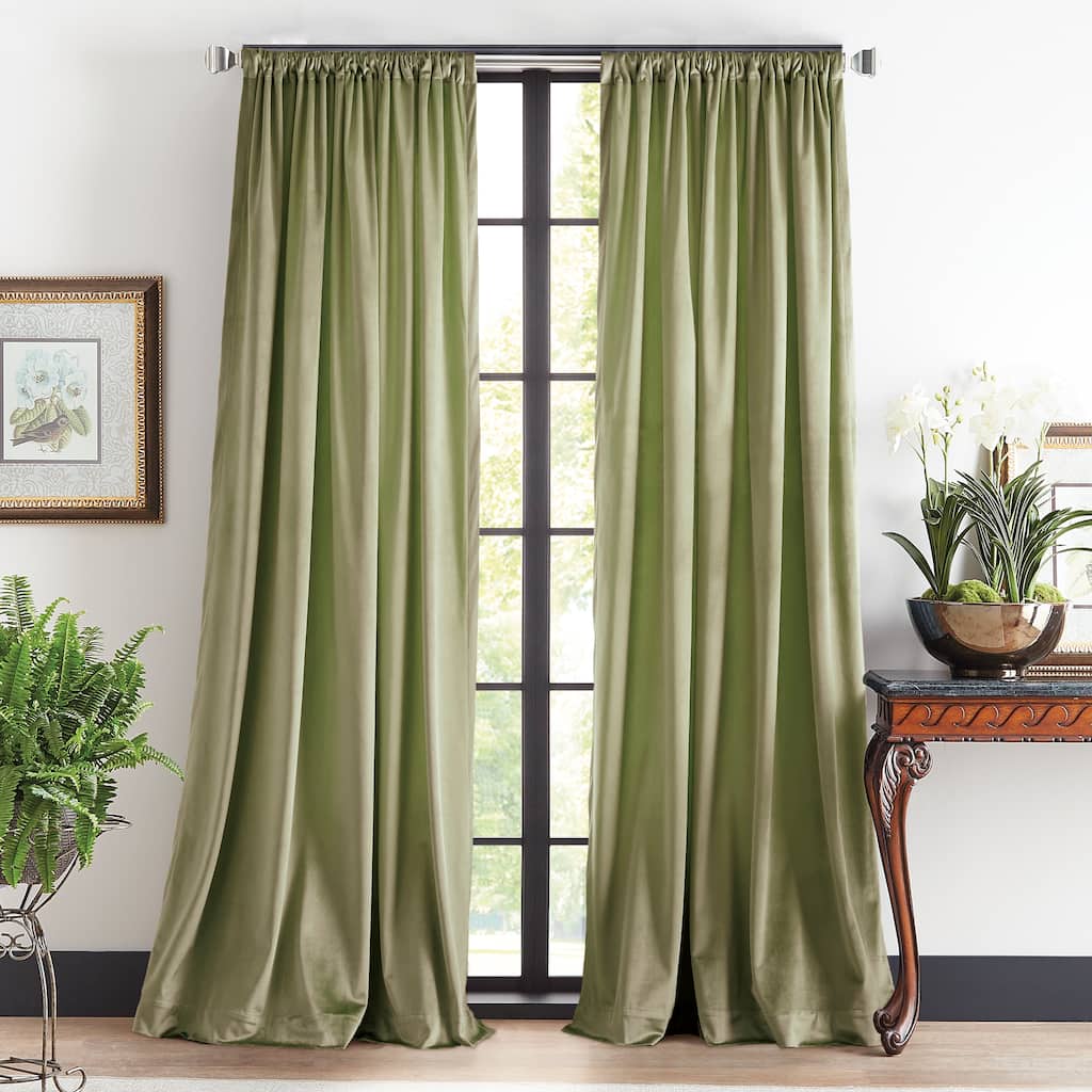Martha Stewart Martha's Velvet Curtain Panel Pair