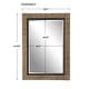 preview thumbnail 2 of 5, Uttermost 09853 Island 30" W x 41" H Rectangular Framed Bathroom