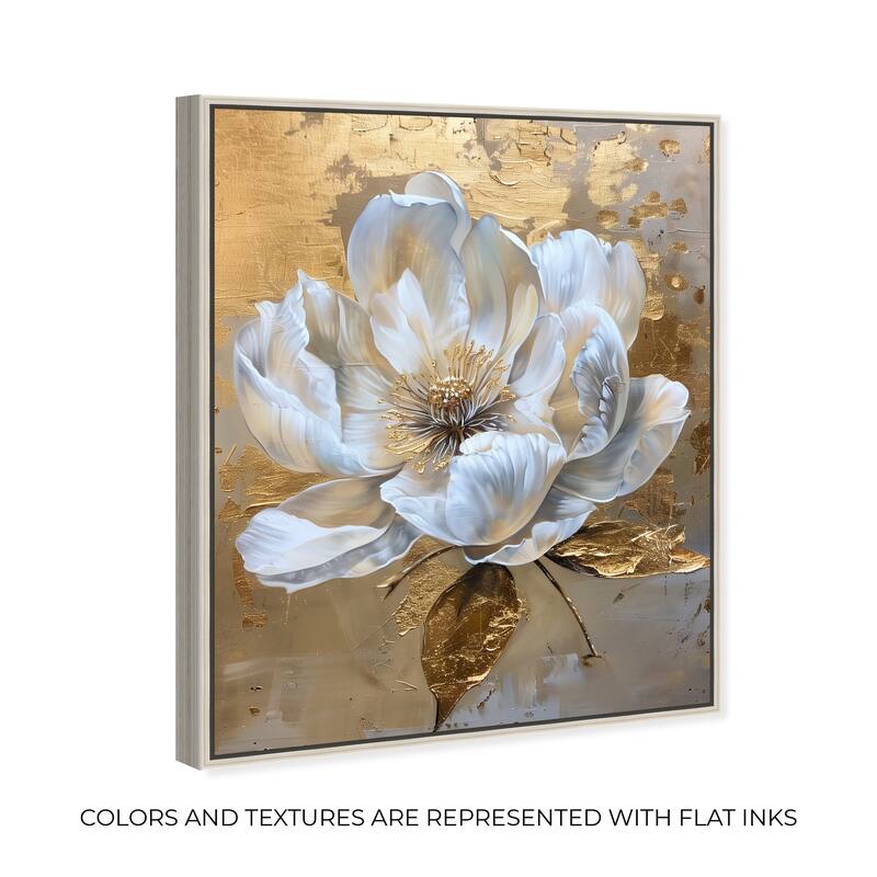 Athenas Flower Canvas Glamorous Feminine Wall Art by Art Remedy