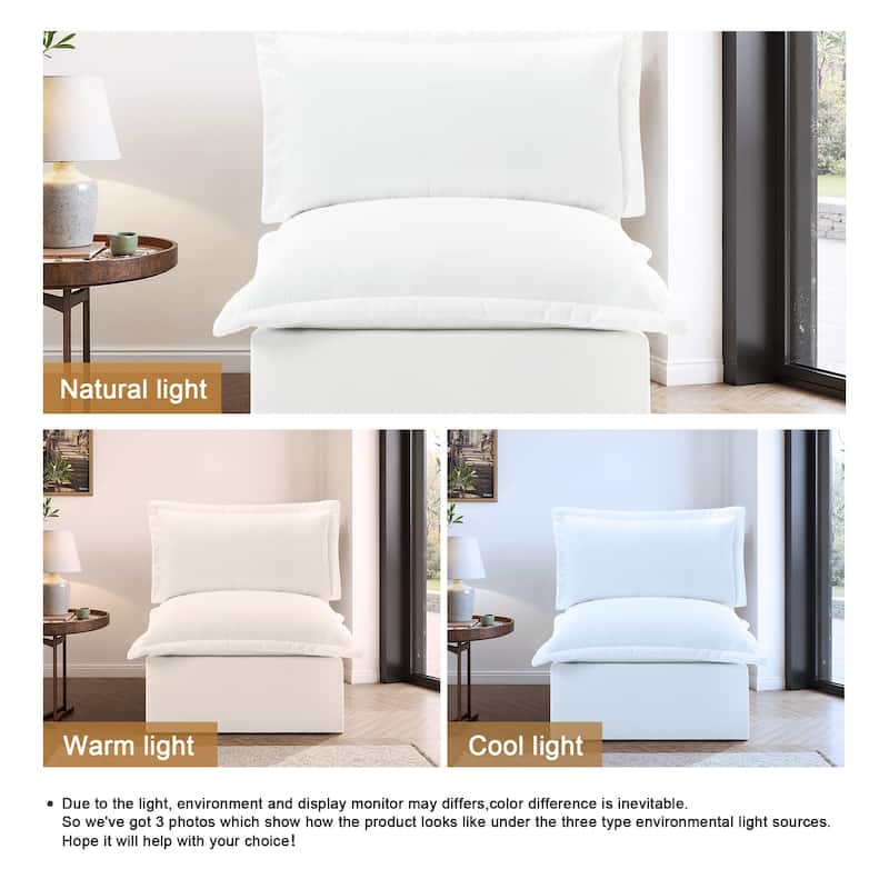 Comfy Cloud Couch Plush Modular Sectional Sofa For Living Room