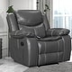 preview thumbnail 2 of 27, Wide Seat Durable Leather Massage and Heat Recliner