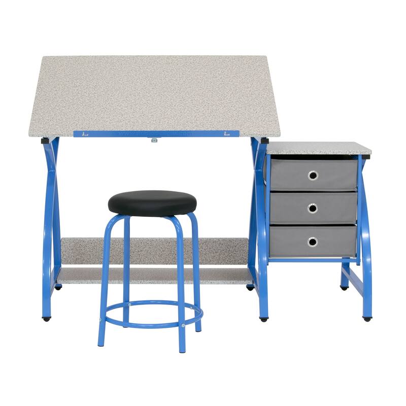 Studio Designs 2-Piece Comet Plus Drafting Table and Stool Set