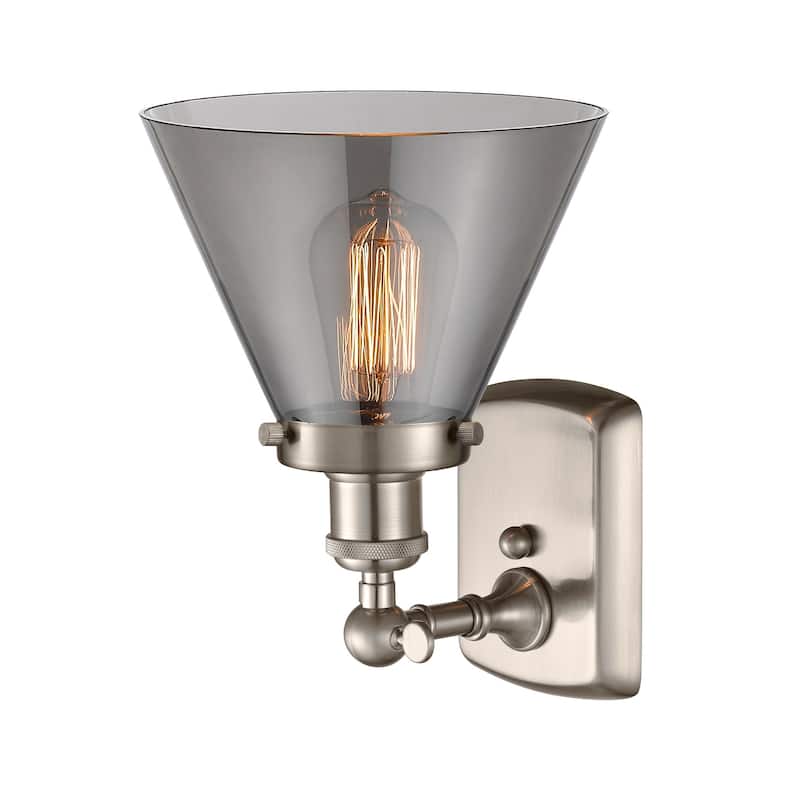 Innovations Lighting Large Cone 8" Wide Bathroom Sconce