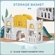 preview thumbnail 3 of 7, 8 in 1 Toddler Slide for Kids Age 1-3 Years, Indoor Kids Slide Playset - Yellow