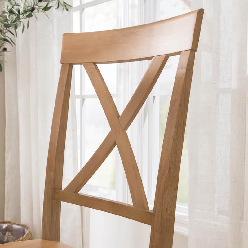 Bush Furniture Sterling Cross Back Dining Chairs - Set of 2