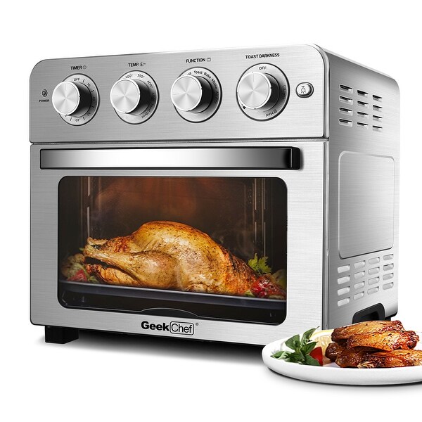 Shop Geek Chef Air Fryer Toaster Oven, 6 Slice 24QT Convection Airfryer