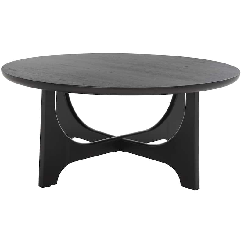 SAFAVIEH Couture Sasha Wood Round Coffee Table - 40 in. W x 40 in. D x 18 in. H