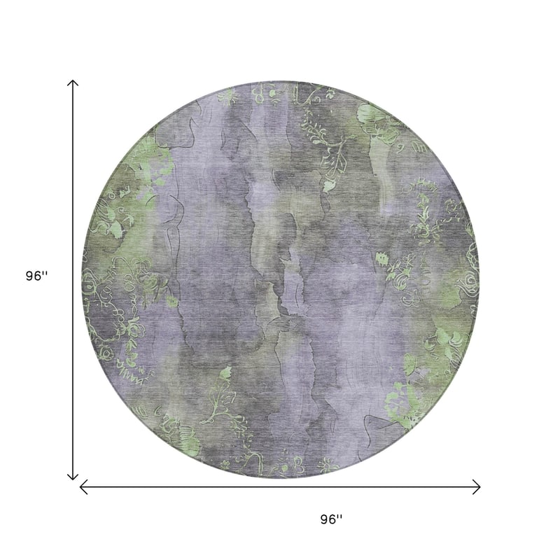 HomeRoots Floral Transitional Rectangle Outdoor Rug