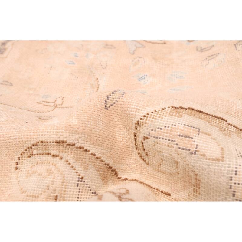 ECARPETGALLERY Hand-knotted Antalya Vintage Blush Wool Rug - 8'8 x 11'11