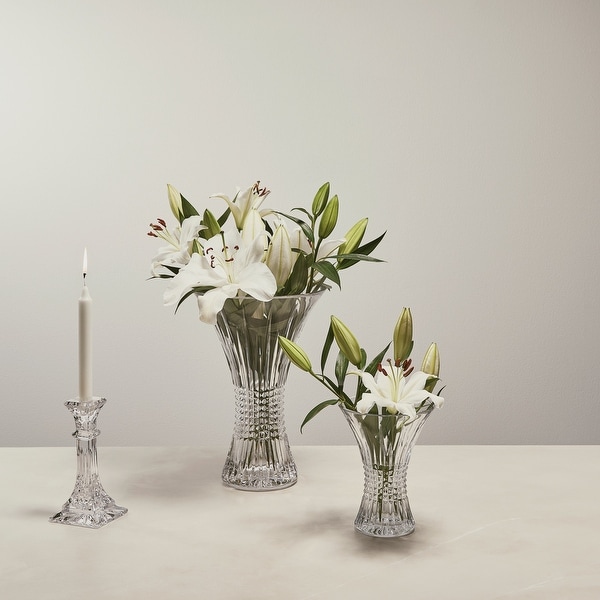 ウォーターフォード　花瓶　ダイヤモンドコバルト Waterford Lismore Diamond Vase - Bed Bath & Beyond - 37365267