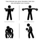 preview thumbnail 9 of 7, Soozier 30lbs Rubber Dumbbells Weight Set 15lbs/Single Dumbbell Hand Weight Barbell for Body Fitness Training for Home Office