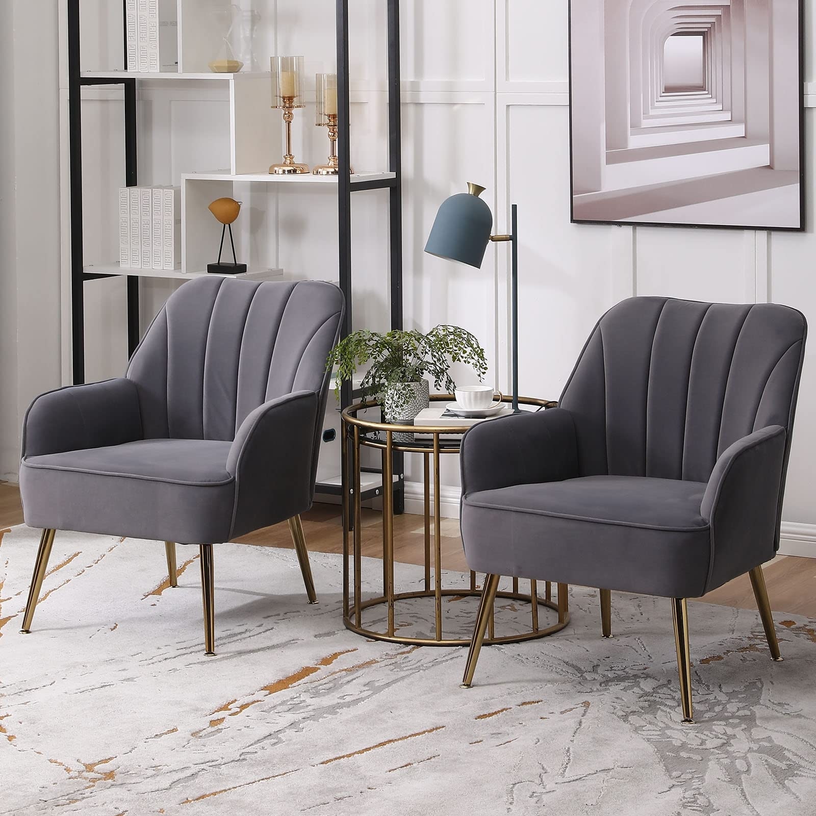 Comfy accent chair set of 2 best sale