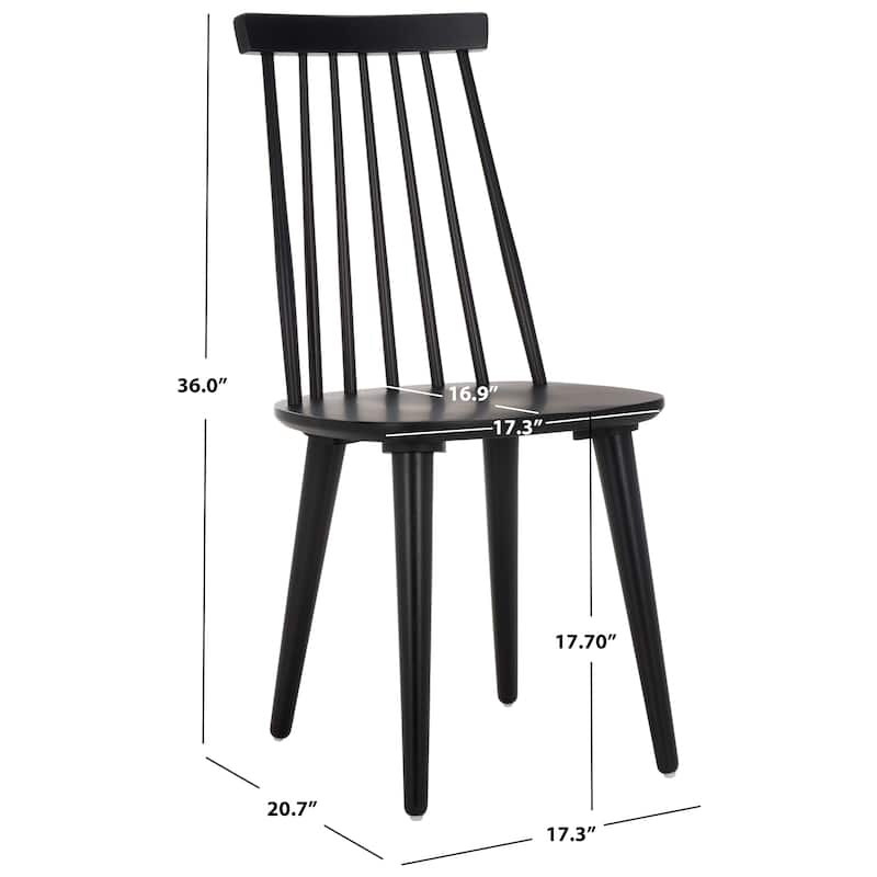 SAFAVIEH Home Burris 18-inch Side Chair [SET of 2] - 17"W x 21"D x 36"H