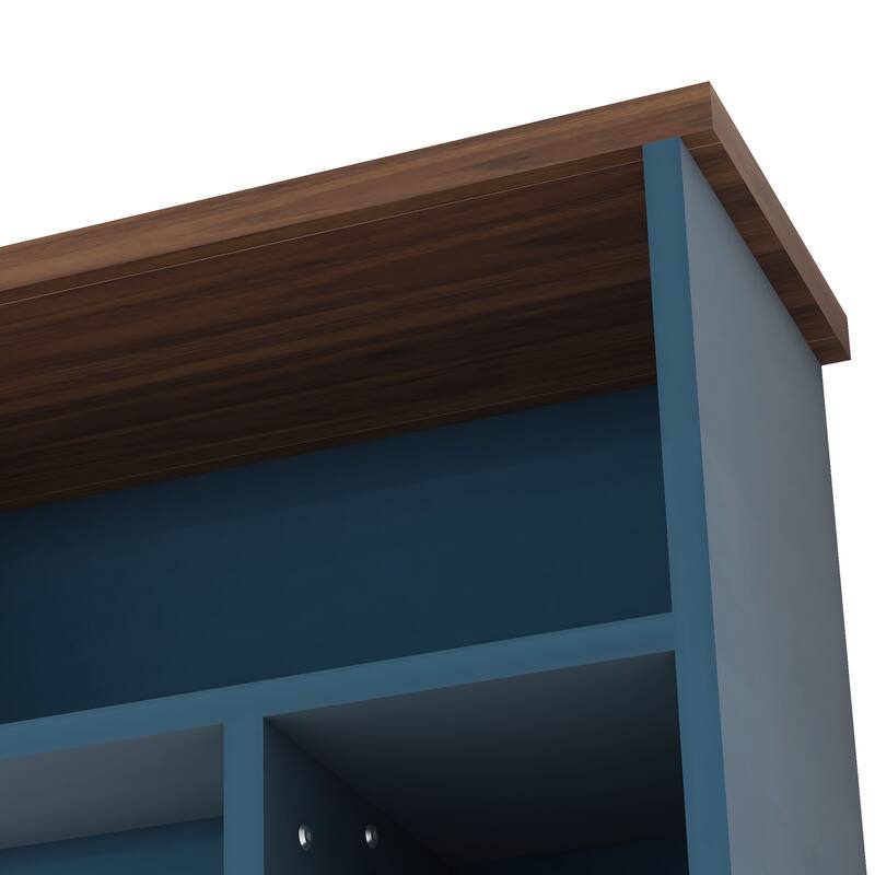 95.5" Entertainment Center with Electric Fireplace, Large Wall Unit TV Stand Media Console with Bookshelves for TVs up to 80"