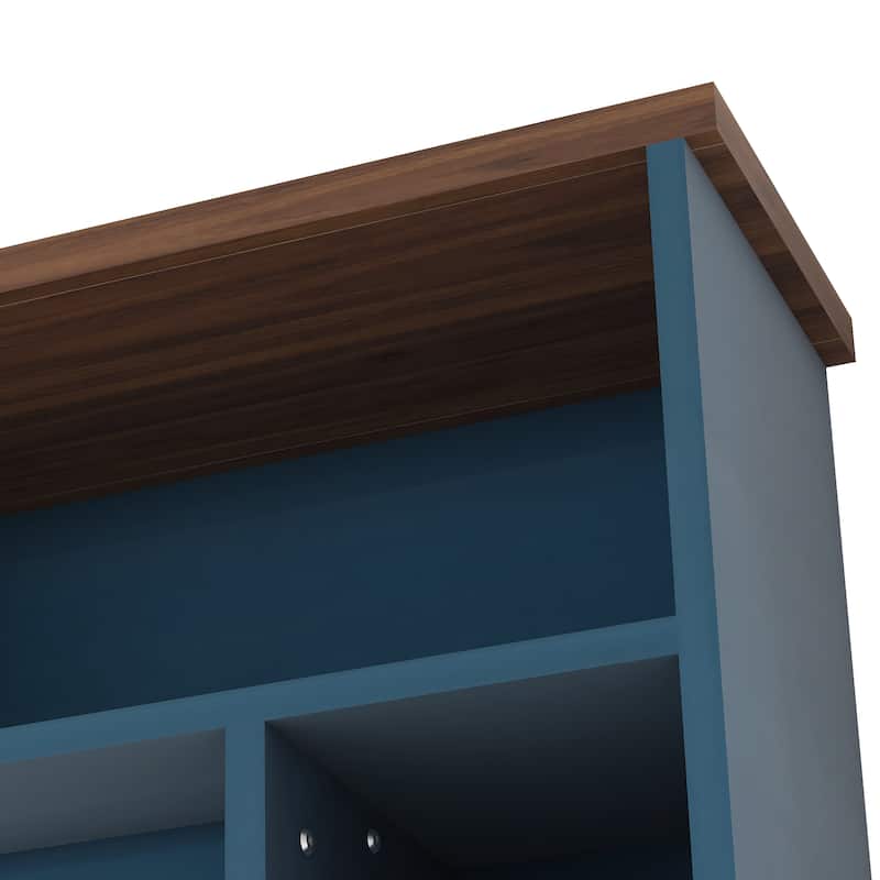 95.5" W Wall Unit Entertainment Center with Bookshelves for TVs up to 80", Modern TV Stand Media Console