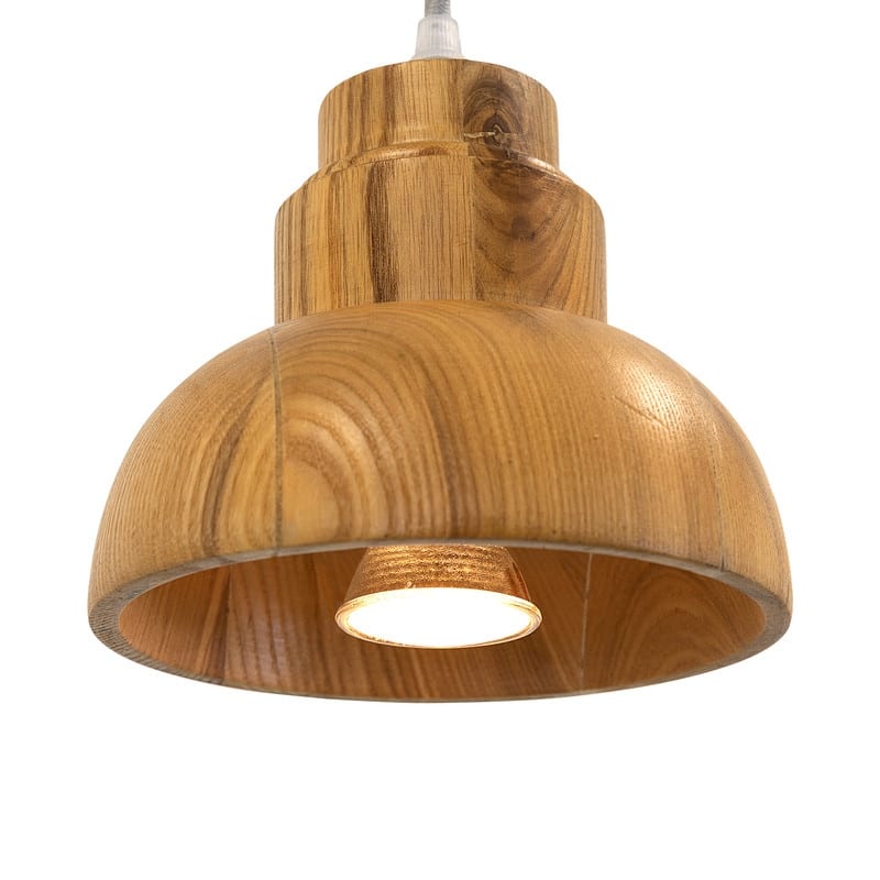 Bois Wooden One Light Pendant