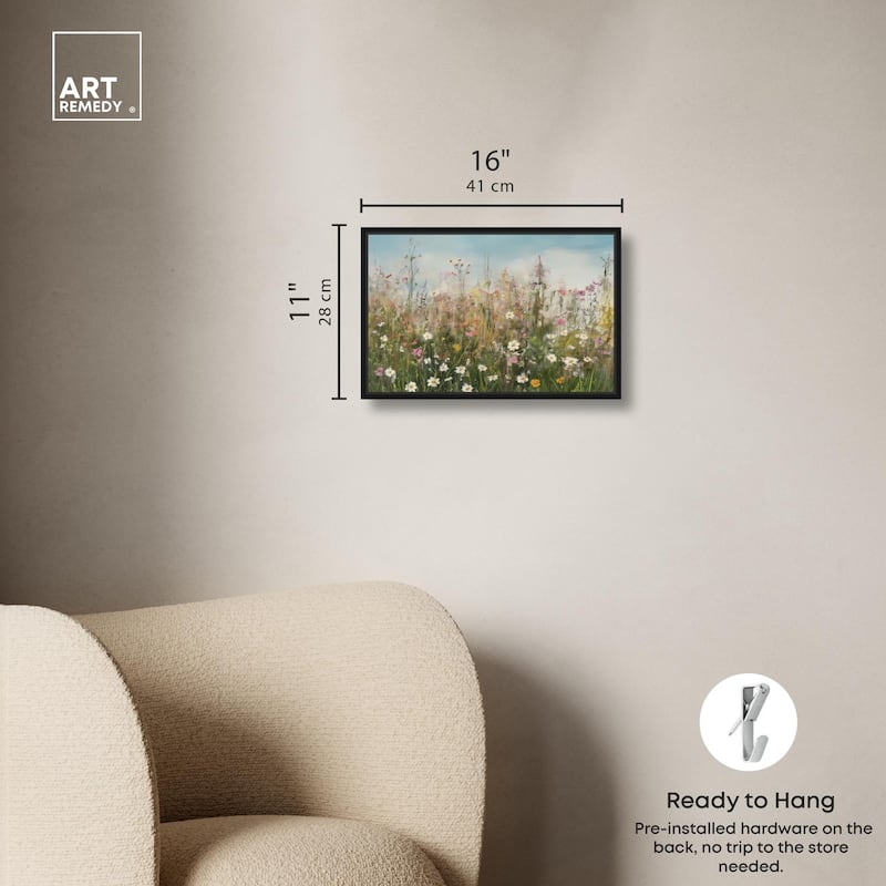 Glimmering Glade Garden I Canvas by Art Remedy