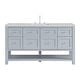 preview thumbnail 49 of 56, James Martin Vanities Breckenridge 60" Single Vanity, Serenity Blue
