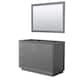 Option Dark Gray / Satin Bronze Hardware