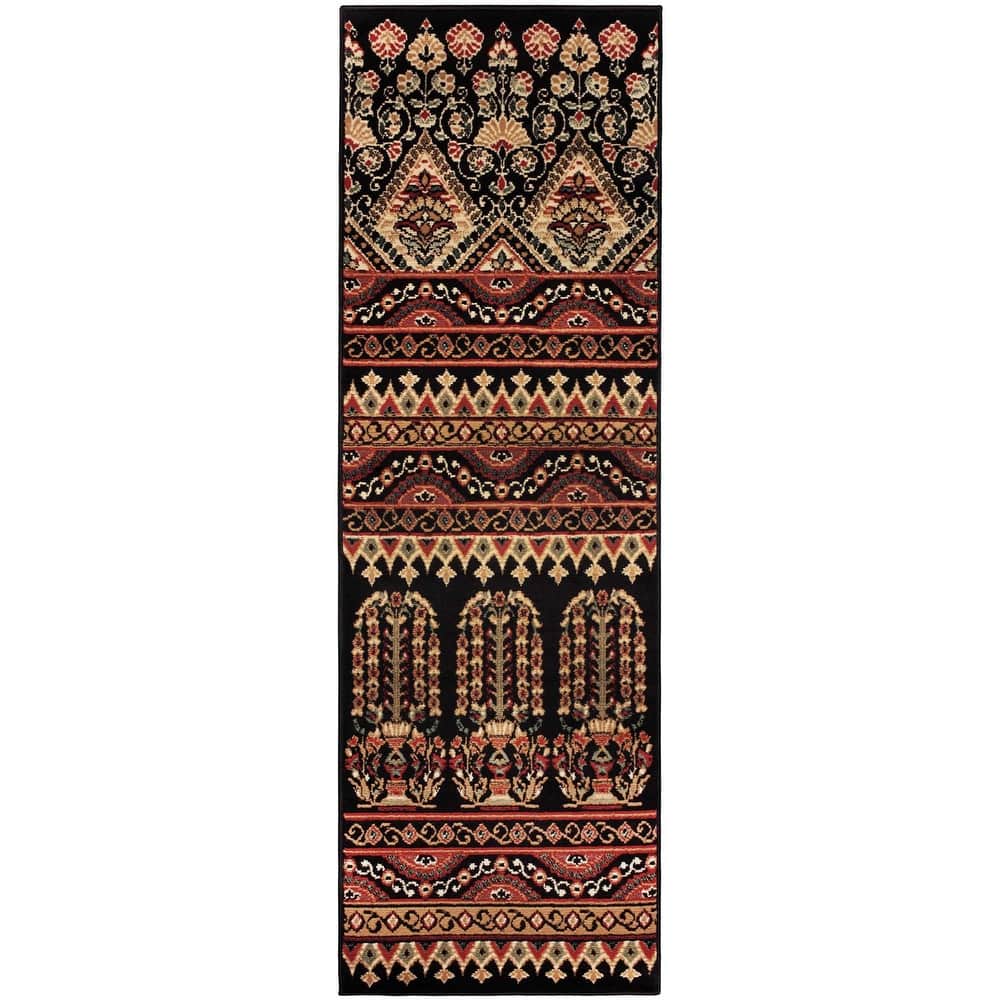 Superior Adena Eclectic Geometric Floral Indoor Area Rug