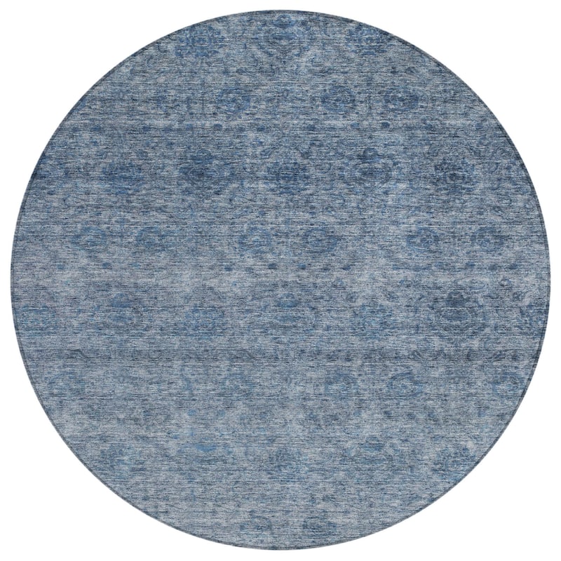 HomeRoots Floral Transitional Rectangle Outdoor Rug