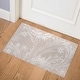 preview thumbnail 1 of 4, NEUTRAL SNOWFLAKE Indoor Floor Mat By Kavka Designs
