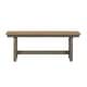 preview thumbnail 3 of 6, Lindsey Farm Gray and Sandstone Backless Bench