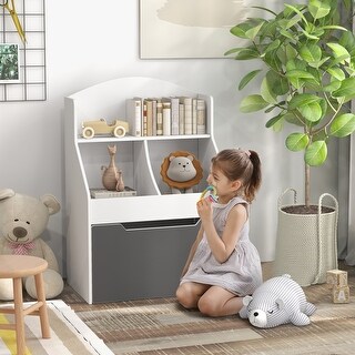 Kids Toy Storage Organizer Bookcases with Drawer and Shelves