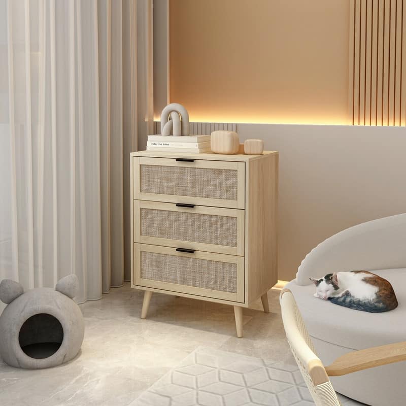 3 Drawer Cabinet,Accent chest,Suitable for bedroom, living room