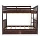 preview thumbnail 4 of 10, Full-Over-Full Bunk Bed with Ladders and Two Storage Drawers