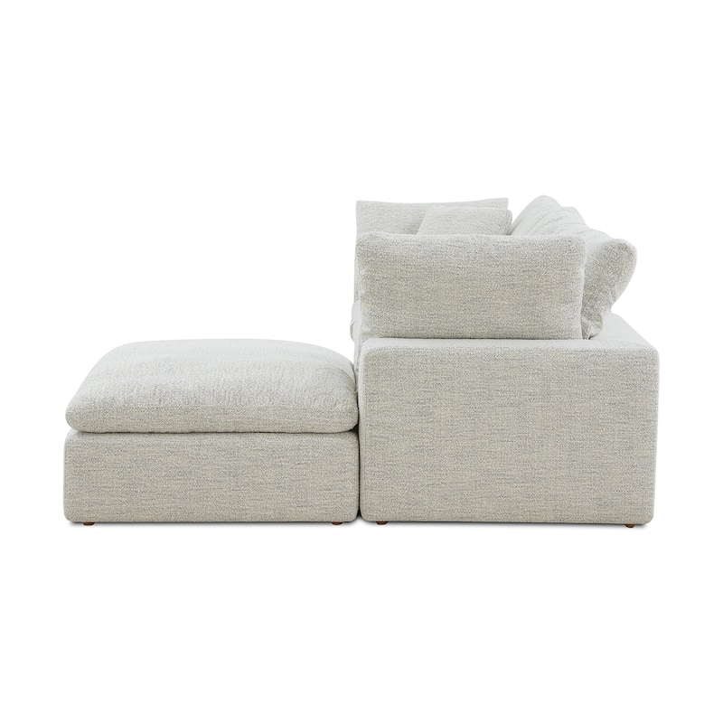 Aurelle Home Tami Reversible Lounge Sectional - 114" x 76"