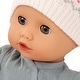 preview thumbnail 3 of 3, Gotz: Muffin Baby: Zig Zag - 13" Baby Doll, Blue Wrap Romper, Toddlers 18mo+
