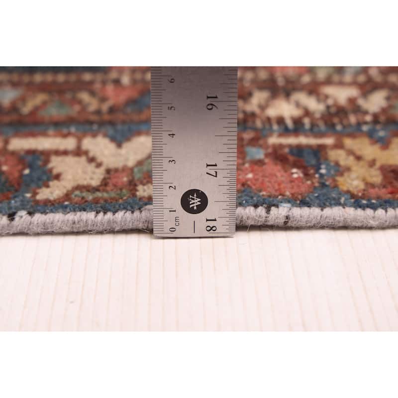 ECARPETGALLERY Hand-knotted Kayseri Vintage Brown Wool Rug - 3'11 x 6'2