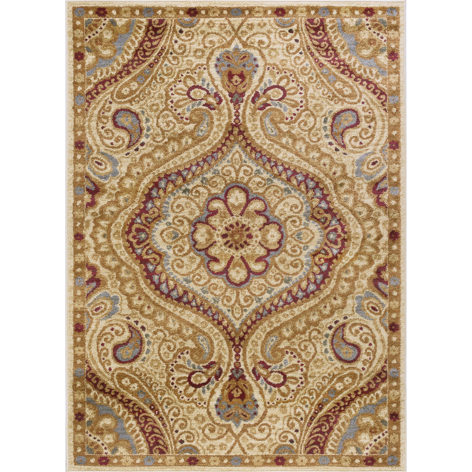 Alise Rugs Rhythm Transitional Paisley Area Rug 9'3 x 12'6 eBay