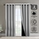 preview thumbnail 5 of 8, Pro Space Indoor Completely Blackout Curtain Grommets with Coating, 2 Panels