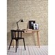 preview thumbnail 5 of 8, Galerie Wallcoverings Bricks and More Collection Rocky Brick Motif Matte Finish Vinyl on Non-woven Wallpaper Roll